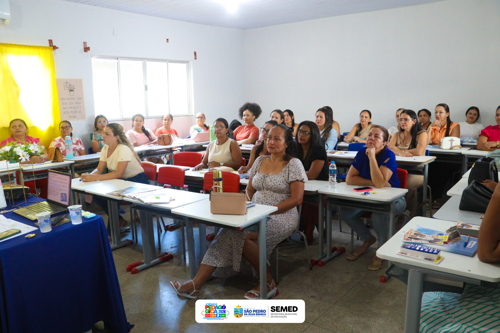Jornada Pedagógica fortalece planejamento educacional em São Pedro da Água Branca