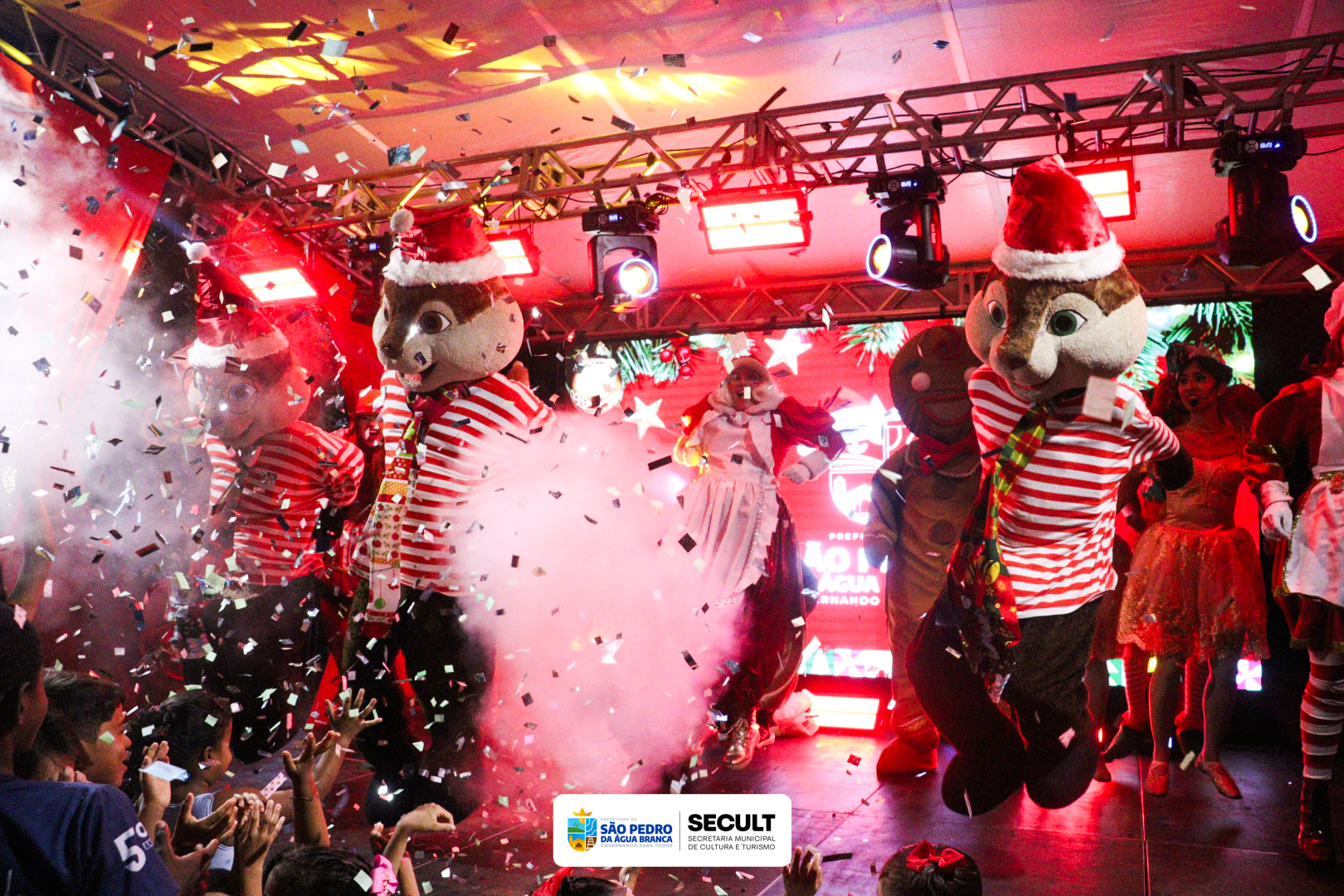 Natal Iluminado encanta São Pedro da Branca com evento especial do Grupo Vale Sonhar