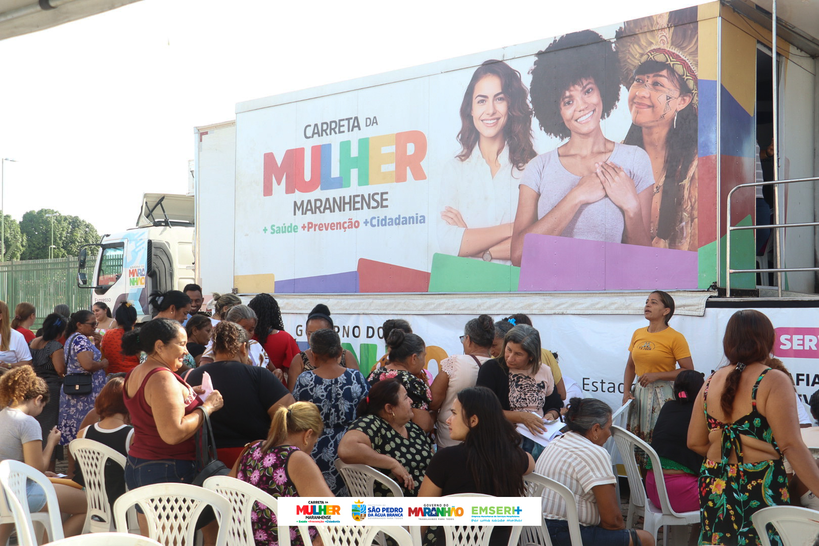 Carreta da Mulher Maranhense chega a São Pedro da Água Branca com atendimentos voltados à saúde...