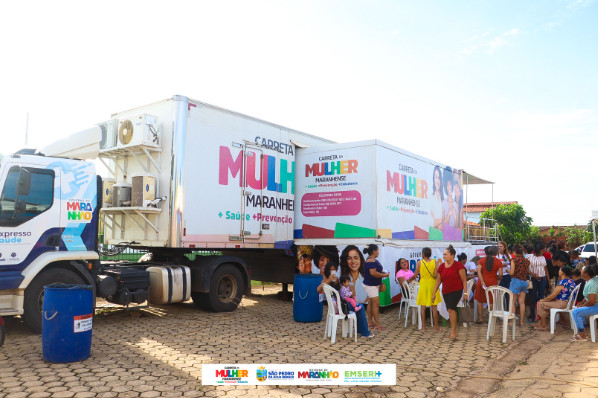 Carreta da Mulher Maranhense chega a São Pedro da Água Branca com atendimentos voltados à saúde...